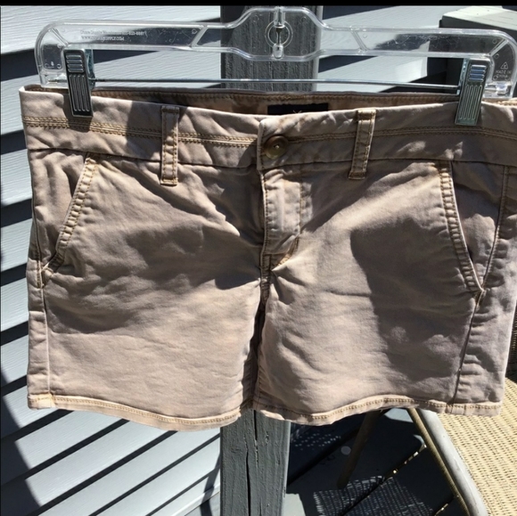 American Eagle Outfitter Biege Stretch Shorts S .4 - Picture 5 of 5